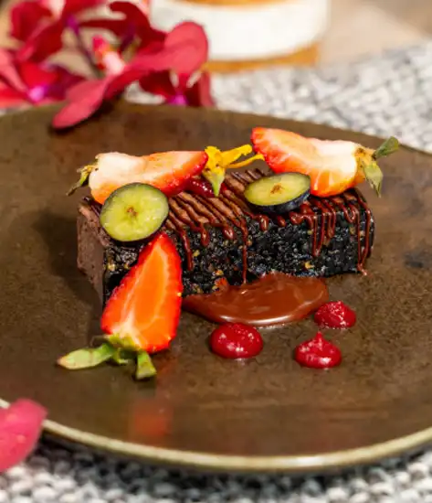 DAIRY-FREE DARK CHOCOLATE TART